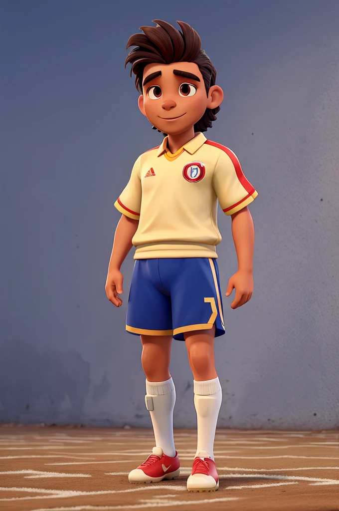 ANIMATED WITH THE UNIFORM OF THE PERUVIAN FOOTBALL TEAM