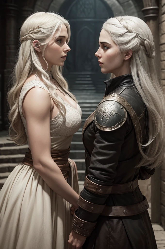 Would you like me to create a montage of the characters Cirilla of Cintra and Aemond Targaryen 