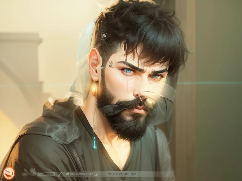 Change background cyberpunk handsome boy, realistic face, ultra realistic