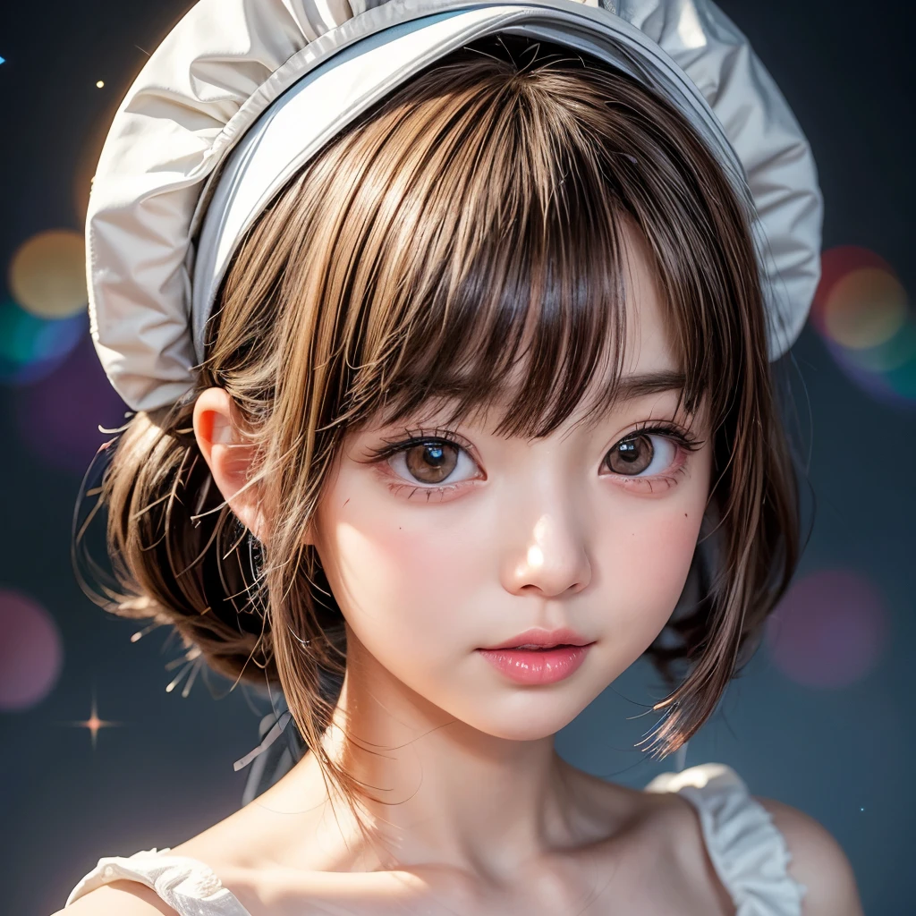 NSFW, 8k, High-level, absurd, masterpiece, best quality, primitive, very detailed CG, very detailed wallpaper, perfect lighting, Extremely detailed (((The personifying " セーラムーン " as a Little Girl))), MysticSight, Tyndall effect, Tyndall scattering, Studio gray background with (many Dazzling RainbowColor particles BokeH:1.28), (RoundlyButts, ThighGap), (Exposed:0.4), (Assfocus with looking ahead), BREAK (NOGIZAKA face variations) Extremely Detailed very KAWAII face variations, perfect anatomy, Childish, captivating gaze, elaborate detailed Eyes with (sparkling highlights:1.28), long eyelashes、Glossy RED Lips with beautiful details, Coquettish tongue, Rosy cheeks, Radiant PearlSkin with clear transparency . { (Dynamic LifeLike expressions:1.4) | :d) }, (large eyes:-1) .