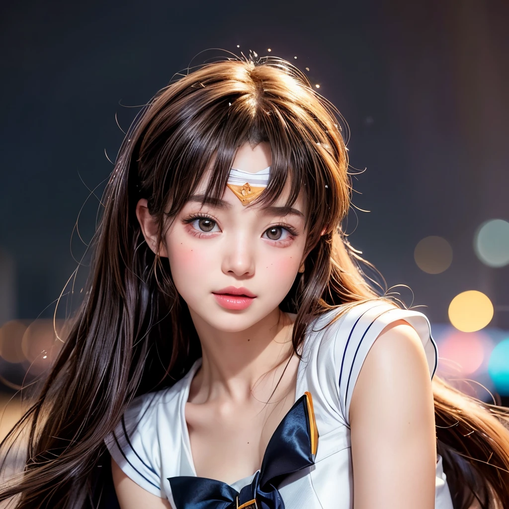 NSFW, 8k, High-level, absurd, masterpiece, best quality, primitive, very detailed CG, very detailed wallpaper, perfect lighting, Extremely detailed (((The personifying " Sailor Moon " as a Little Girl))), MysticSight, Tyndall effect, Tyndall scattering, Studio gray background with (many Dazzling RainbowColor particles BokeH:1.28), (RoundlyButts, ThighGap), (Exposed:0.4), (Assfocus with looking ahead), BREAK (NOGIZAKA face variations) Extremely Detailed very KAWAII face variations, perfect ???????, Childish, captivating gaze, elaborate detailed Eyes with (sparkling highlights:1.28), long eyelashes、Glossy RED Lips with beautiful details, Coquettish tongue, Rosy cheeks, Radiant PearlSkin with clear transparency . { (Dynamic LifeLike expressions:1.4) | :d) }, (large eyes:-1) .