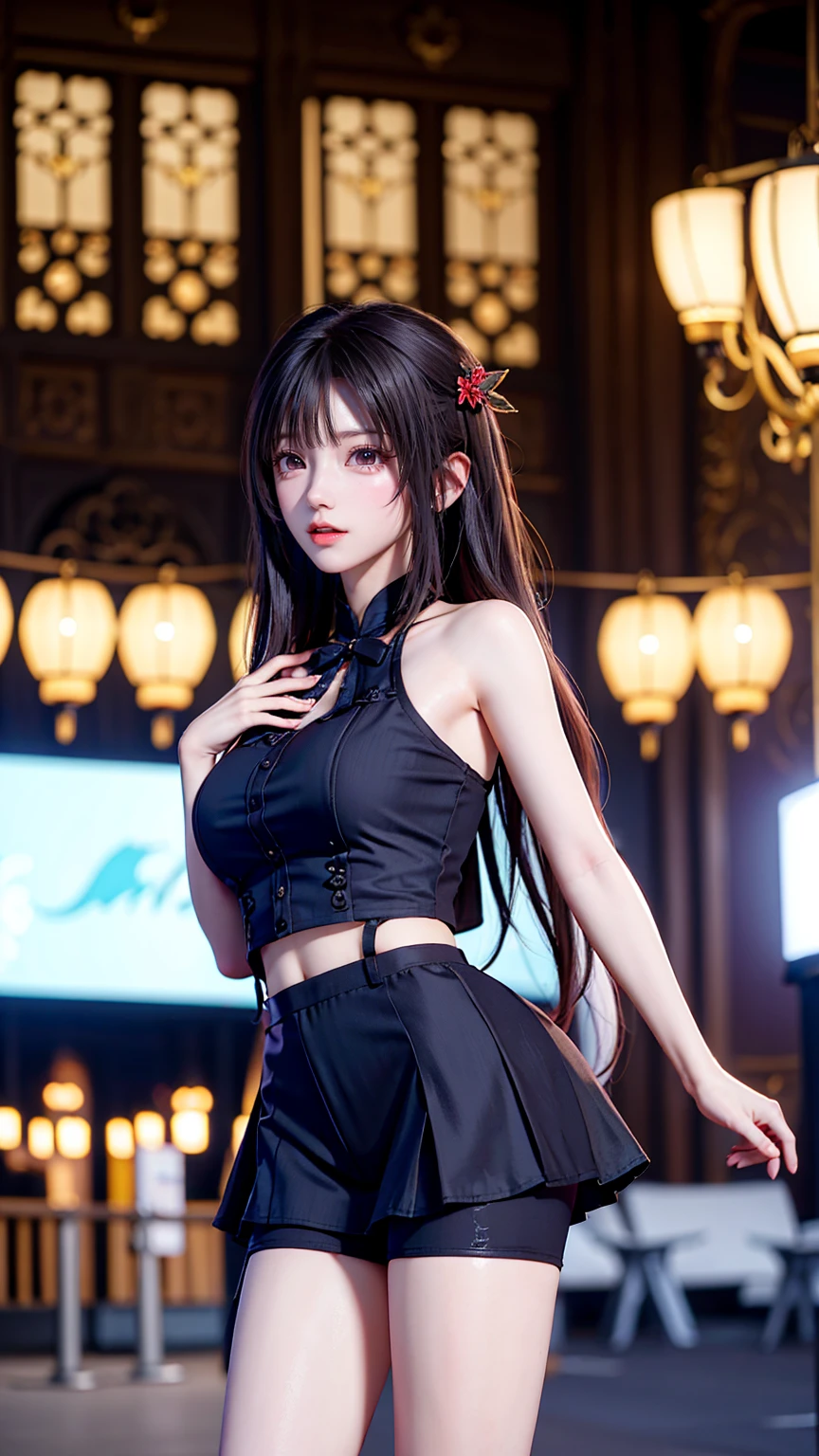 （Very delicate and beautiful：1.2）Supermodel,,plump,Beautiful breasts,Flamboyant,【Cycling Shorts】,,【3 girls】,,best quality, high resolution, 8K,, plump,, Vivid details, ,idol group,mini skirt,With a kind expression, He opened his arms to the public.