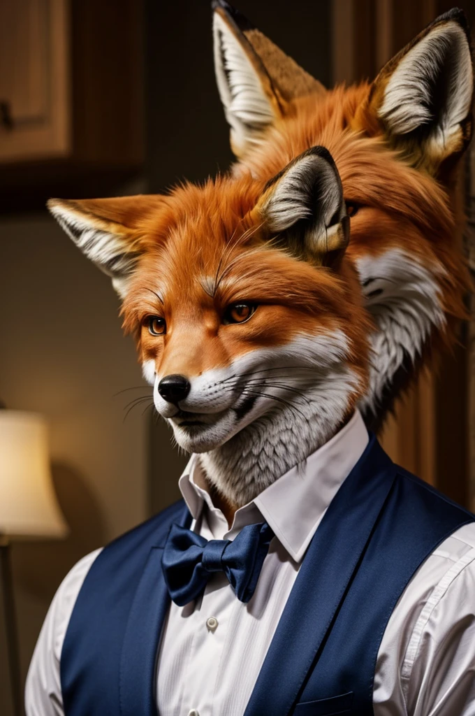 Foxman, Anthropomorphic fox showing his member 