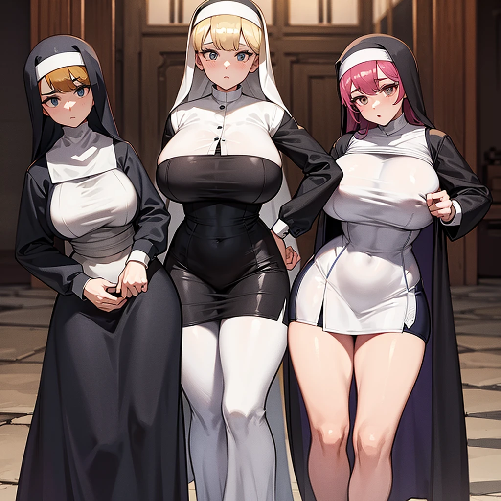 The Nun, Nun clothes, huge waists,