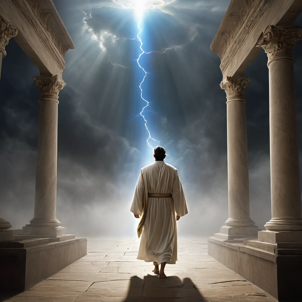 God turns his back and walks away from evil men