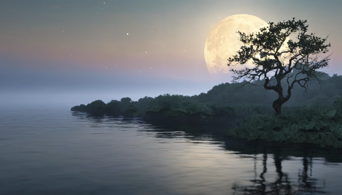 Beethoven is conducting vigorously., Beethoven's "Moonlight Sonata" 3rd movement. Intense arpeggios and rapid passages captivate the listener, evoking deep emotions. It portrays the dramatic landscape illuminated by the moonlight in the night sky, offering a breathtaking musical experience.