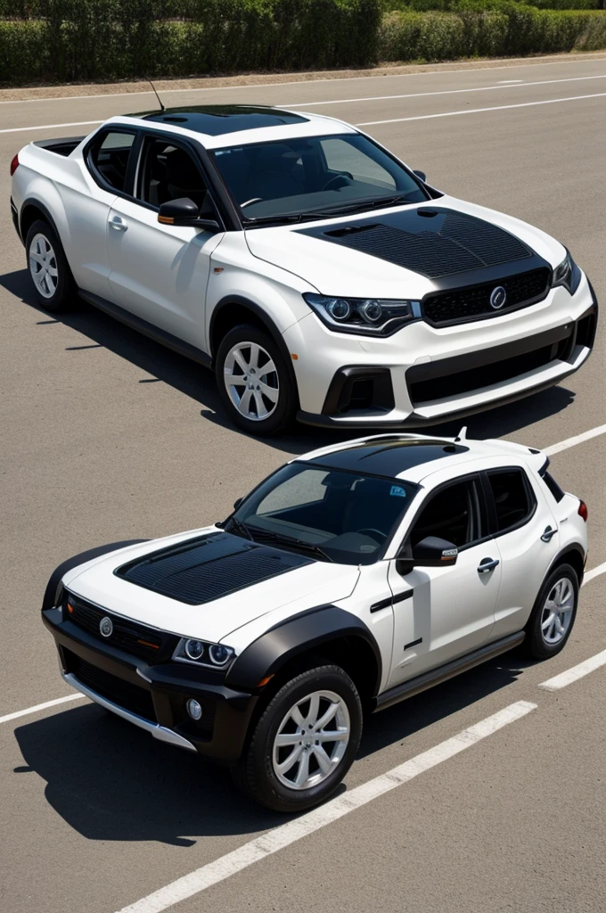 Crea un tranformer de carro