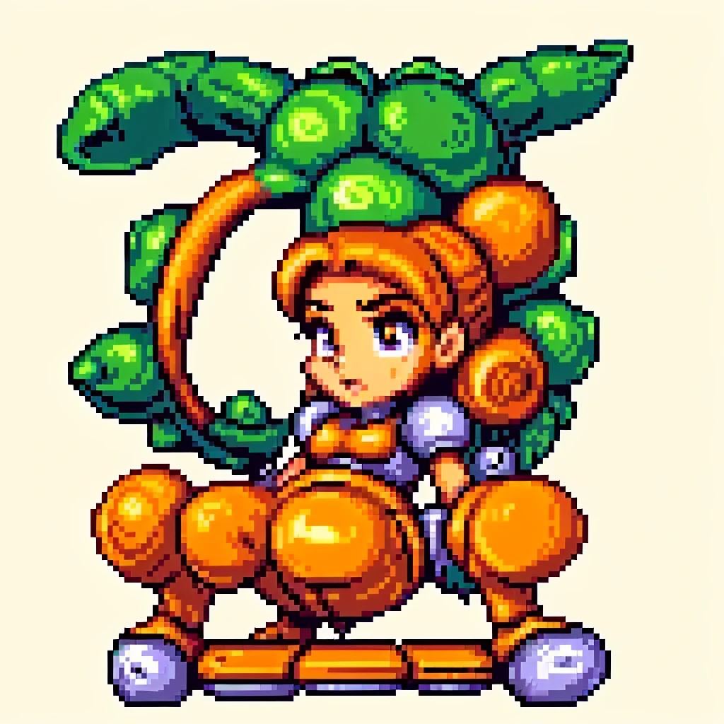 Top down view of an ant from a 16 bit era game. super Nintendo art style. 16 bit art style
