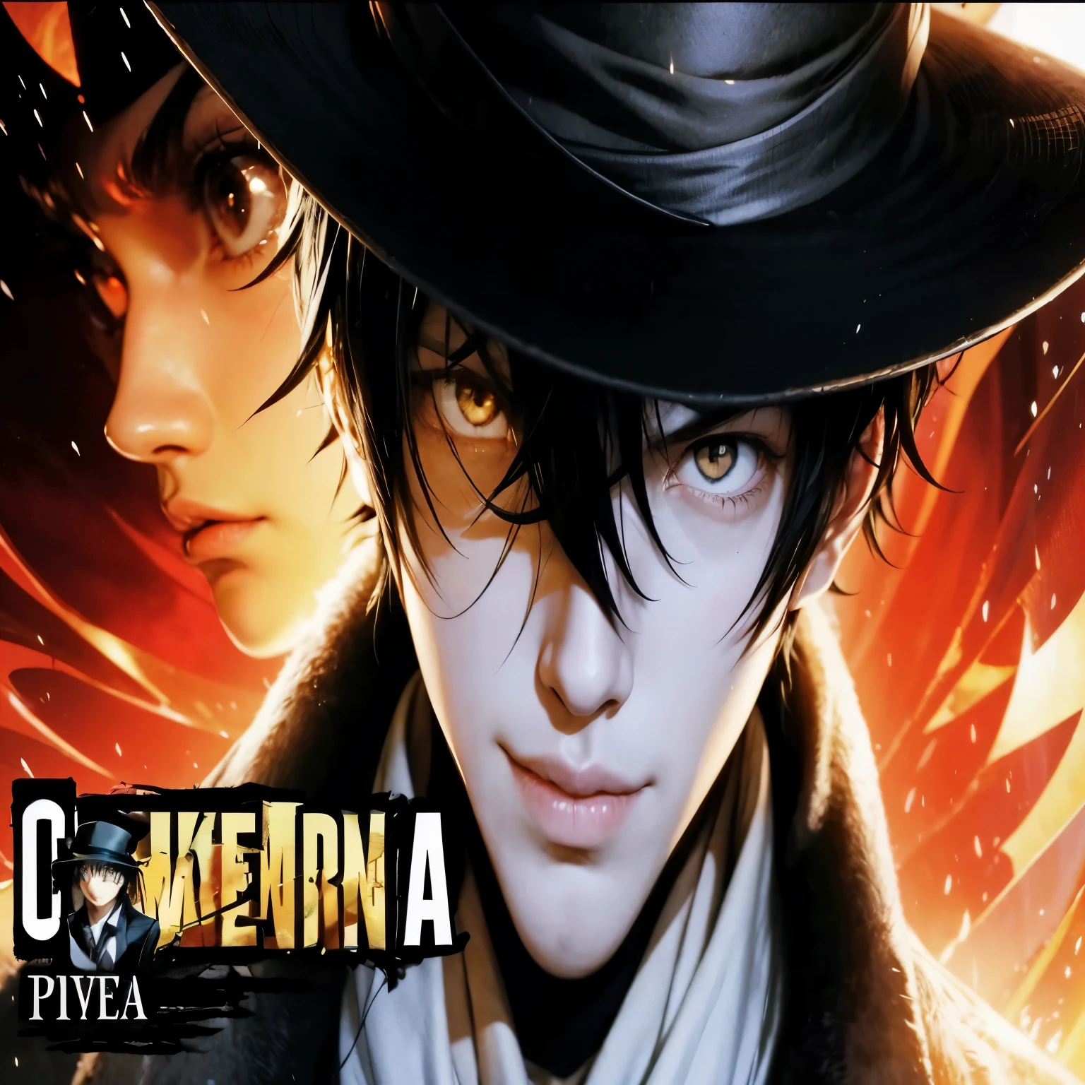 a close-up of a person wearing a hat and jacket, katekyo hitman reborn, profile photo 1024px, kentaro miura art style, kentaro miura manga art style, Kentaro Miura art, Kentaro Miura!, Kentaro Miura style, kentaro miura manga style, persona 5 phantom thief style