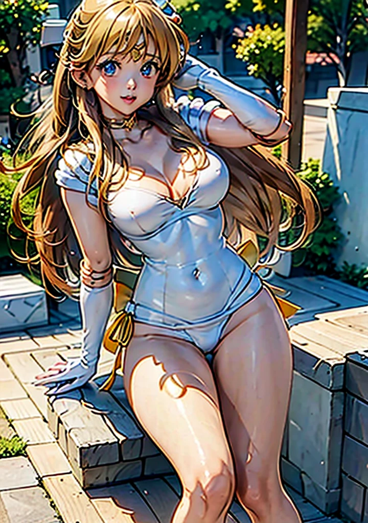 Sailor Moon,Photo of a woman in a bikini posing on a pier, Official artwork, Beautiful and detailed anime art, Smooth anime CG art, A sophisticated gravure idol, realistic sensual gravure idol, Official Anime Artwork, Realistic young gravure idol, | Anime with attention to detail, high detailed Official artwork, Enchanting anime girl, Artbook artwork, Kantai Collection Style, High resolution!!
