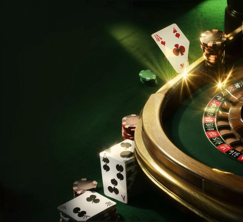 a casino table with You said and cards on it, casino, online casino logo, Background Image, gamble, indoor casino, No one dares to gamble, high-definition, Roll the dice, poker, Game Background, playing poker, You said, Cover photo, inside a casino, childg table, child, futuristic casino, Gold and green, poker card style, 世界poker锦标赛