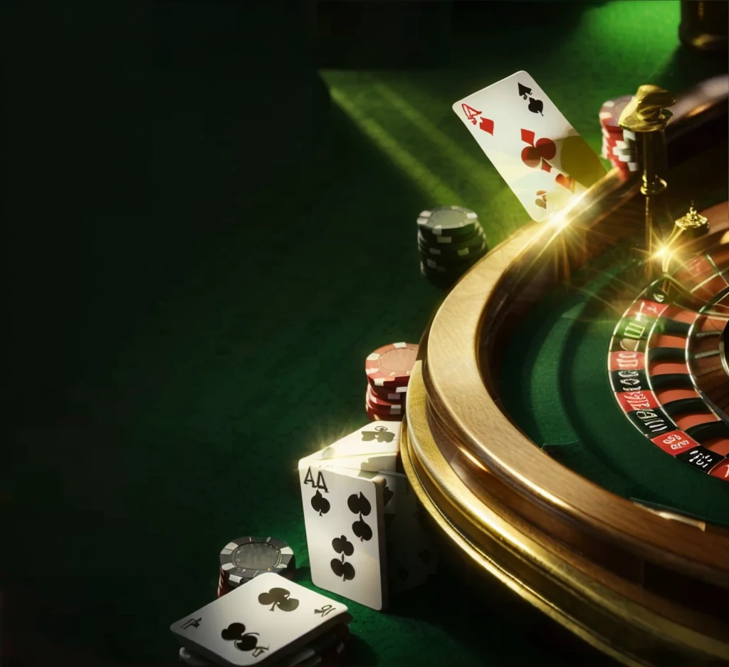 a casino table with You said and cards on it, casino, online casino logo, Background Image, gamble, indoor casino, No one dares to gamble, high-definition, Roll the dice, poker, Game Background, playing poker, You said, Cover photo, inside a casino, childg table, child, futuristic casino, Gold and green, poker card style, 世界poker锦标赛