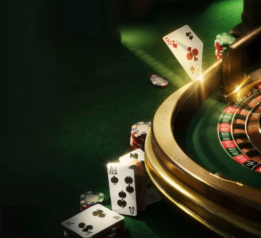 a casino table with You said and cards on it, casino, online casino logo, Background Image, gamble, indoor casino, No one dares to gamble, high-definition, Roll the dice, poker, Game Background, playing poker, You said, Cover photo, inside a casino, childg table, child, futuristic casino, Gold and green, poker card style, 世界poker锦标赛