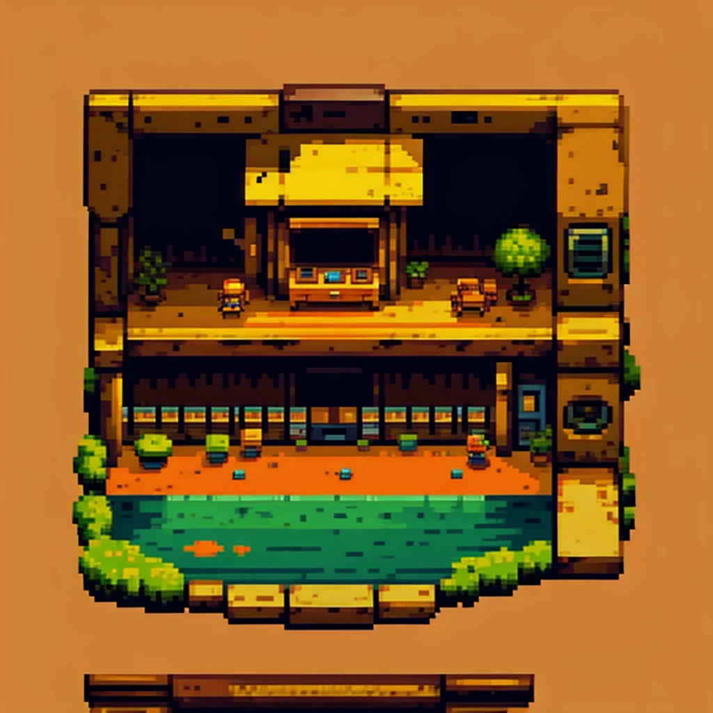 Top down view of an ant from a 16 bit era game. super Nintendo art style. 16 bit art style