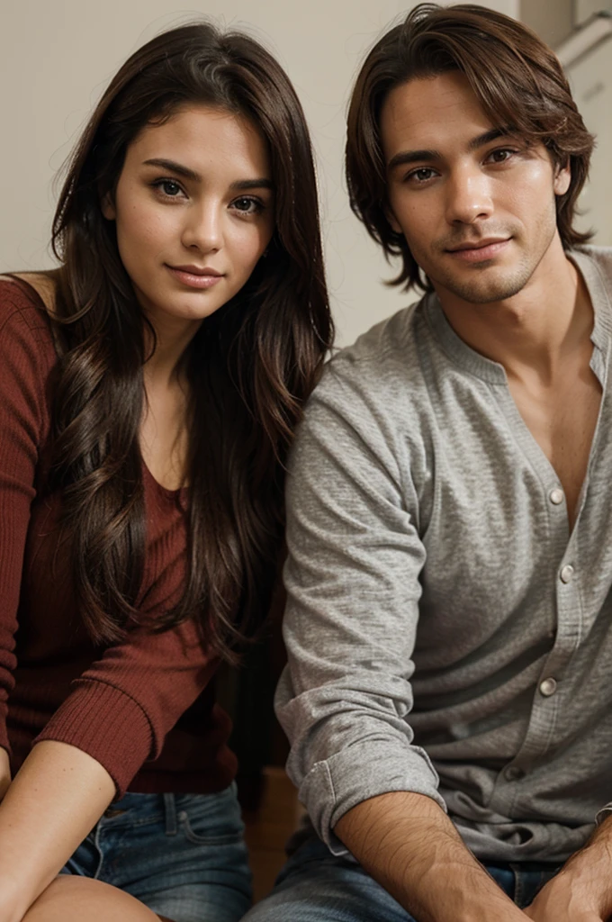 Couple, handsome and beautiful