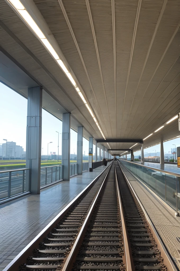 A moving walkway will connect the station to the university.