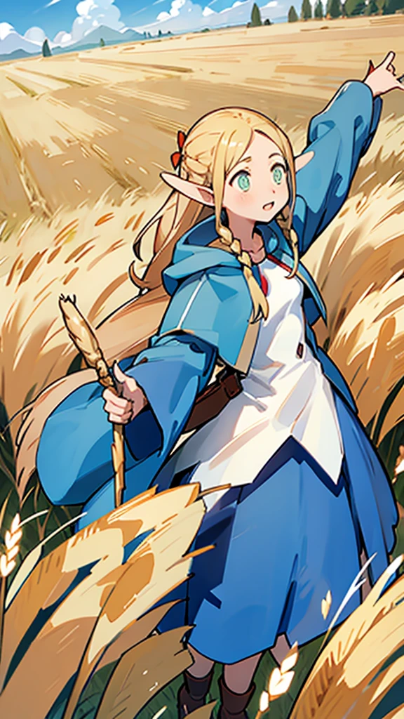 Wheat field、Spread your arms and turn、Marsil、Cane、Wizard、Girl、Costumes、