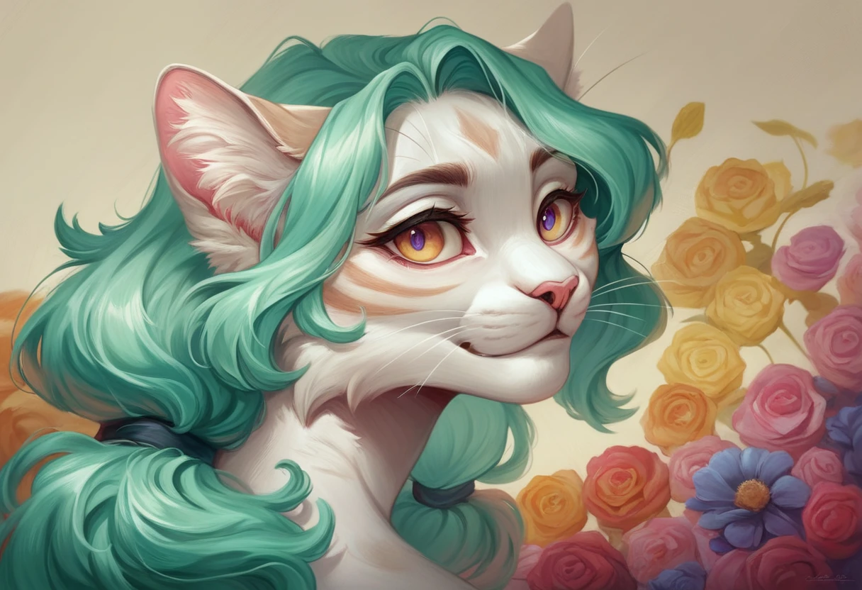 painting of a Cat with a colorful face and eyes, Digital Painting Very detailed, Very detailed Digital Painting, Cat. Digital Painting, 4k Very detailed Digital Art, Beautiful Art UHD 4K, Detailed painting 4k, Very detailed Digital Art, Digital Art. Very detailed, Very detailed Digital Artwork, beautiful Digital Artwork, 4k detailed Digital Art