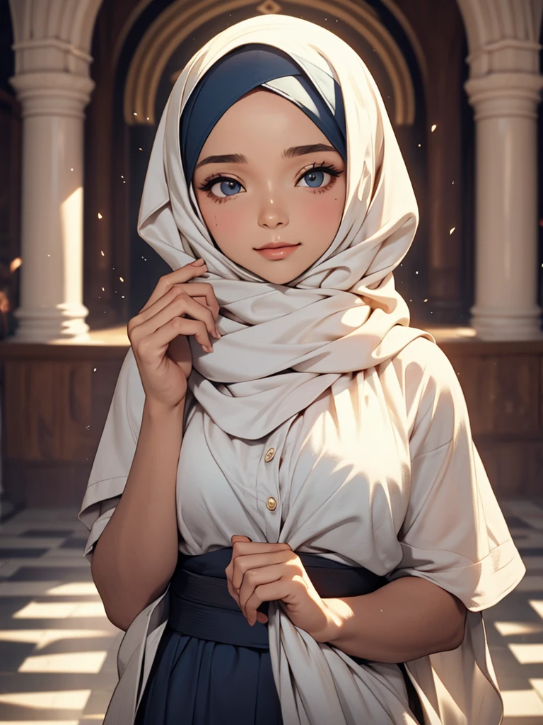 Muslim hijab woman natural