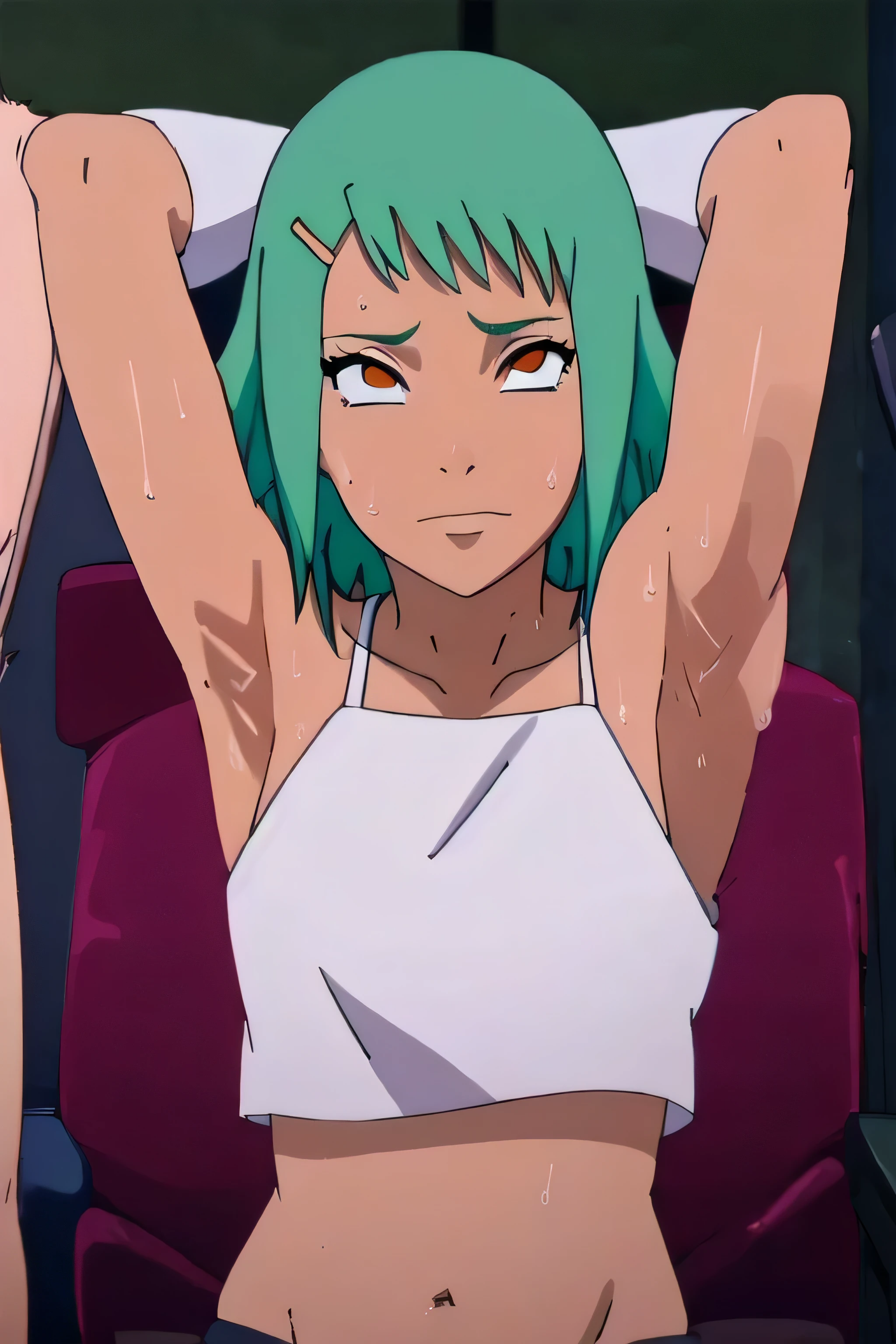 RS, 1girl, solo, laying in bed, pillows, eyes closed, eyes closed shut, arms up, sleeping, perfect quality, good quality, masterpiece, HDR, UHD masterpiece, expensive quality, very_expensive_solve, big_file size, full color,(completely nude:1.2),pussy,niplles,(loli kid),