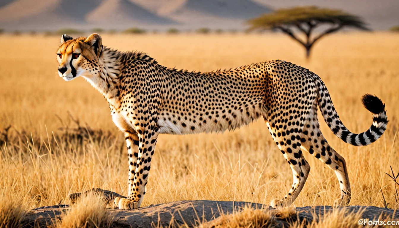 score_9, score_8_up, score_7_up, source_photo, photography, realistic, detailed, rating safe, wide shot, A Cheetah, gazelle
