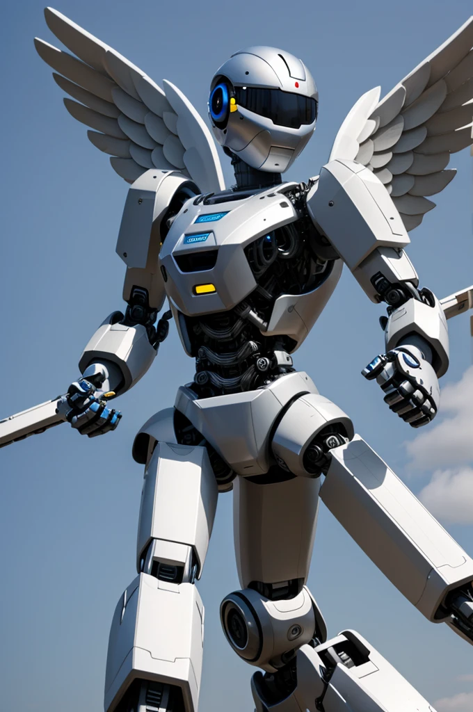Create a robotic angel