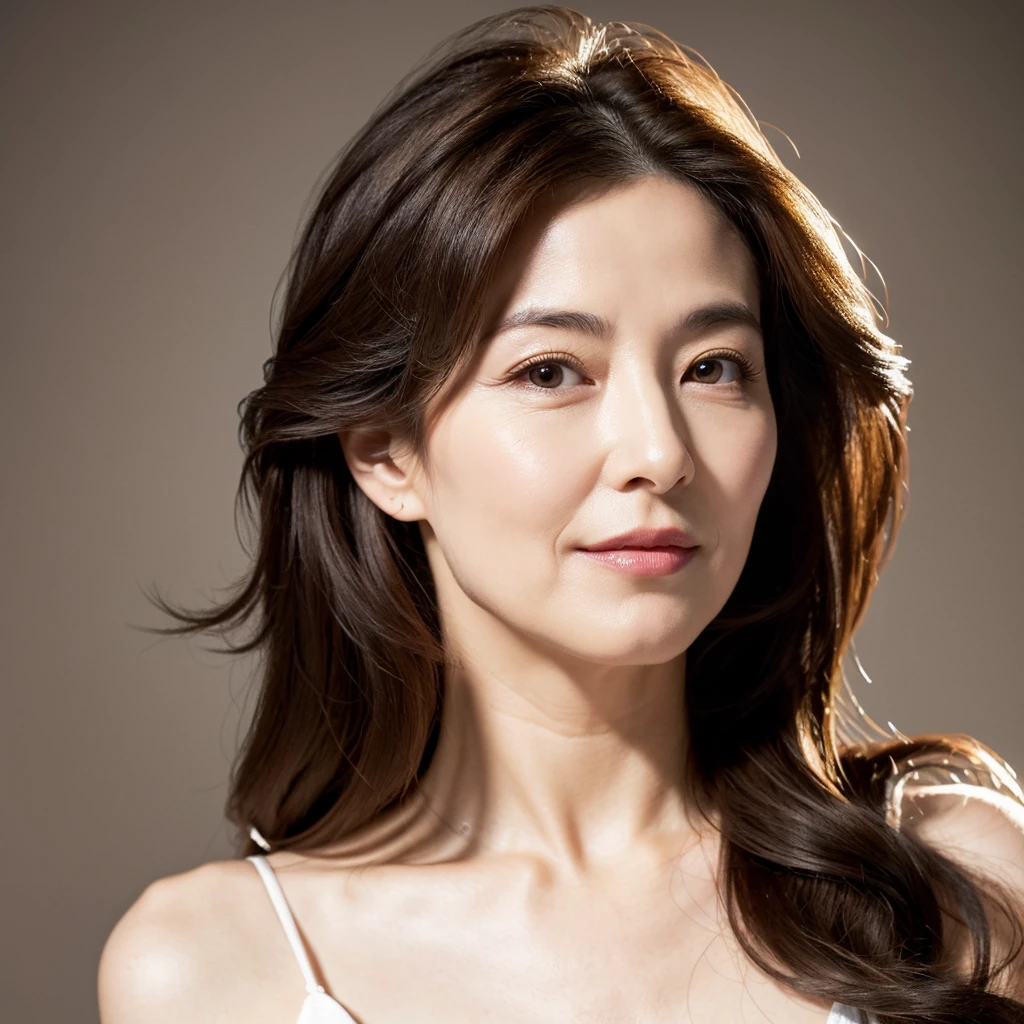 Beautiful mature woman with wavy long hair, One sexy mature woman, Ultra-high resolution,(Realistic:1.4), ((Highest quality)), ((masterpiece)), (be familiar with),