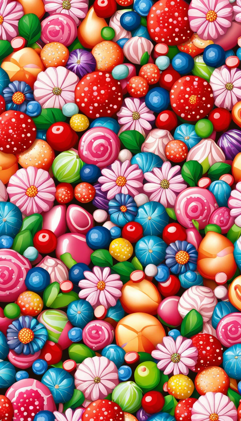 Seas of ((Colourful SAKURA)) MILLION SMALL ((CANDY)) In the (DARK BLUE BACKGROUND) — ocean breeze, sun-bleached driftwood, and a touch of salty sea air. ((GOLDEN stars)) colourful BERRIES, ((YELLOW SMALL STARS)) SAKURAs, ((COLORFUL BUTTERFLY)), ((GREEN LEAFY FLORA)), (strawberry), BLUE rose, cherry || (embroidery) seamless pattern, fruit, butterfly, diamond, pearls, Best quality, masterpiece, ultra high res, (photo realistic:1.4), surrealism, dream-like, ((abstract art)), vector arts, Sakura, tulips, magnolia, lily rose ((FLOWER, DIAMOND, PEARLS)) a close up of a CANDY pattern, CANDY wallpaper, ornate CANDY, CANDY pattern, CANDY explosion, CANDY! intricate, CANDY GEMS, SAKURAs colourful, chinoiserie pattern, VECTOR wallpaper, CANDY renewal, with colourful SAKURA and plants, CANDY dream, garden SAKURAs pattern, CANDY patterned skin, CANDY design, CANDY motives, boho CANDY vines, (8k, RAW photo, best quality, masterpiece:1.2, Sharp image, vector)

