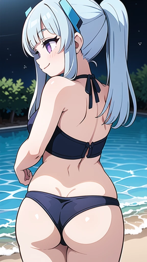 A age girl, strange art, crazy, slightly twisted, hard to understand, beautiful, elegant, advanced, weird,, refreshing, bikini, back to me, back to me, bare midriff, smile, clip, elegant, beautiful, smile, accent, artwork, clarity, butt, butt, fat butt
