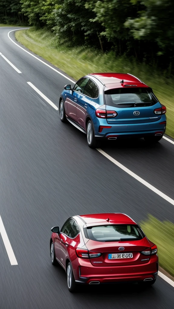A car moving