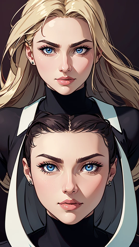 female face vector