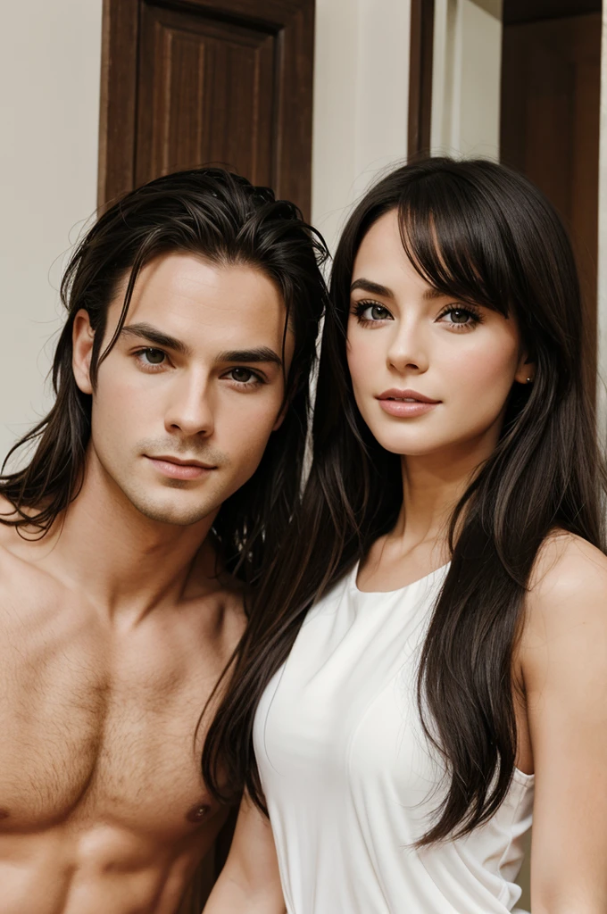 Seaxy girl and boy