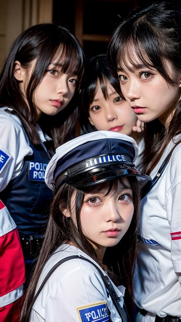 4 girlsプロンプト、police