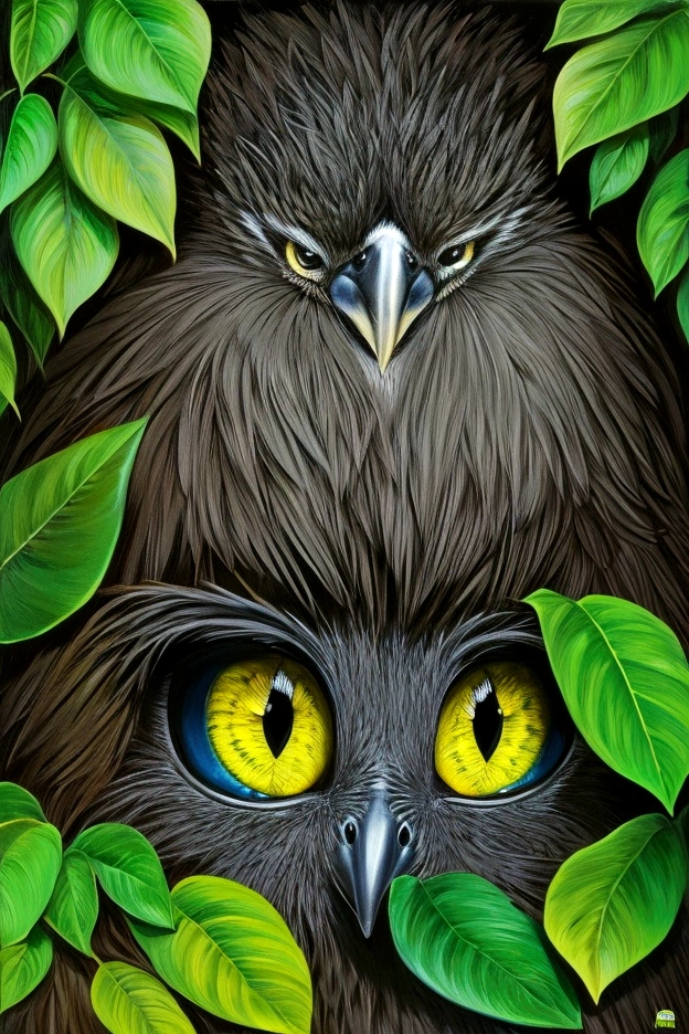 African rainforest，bird's eyes view，Hyper-realistic style，There are wild animals in a hyperrealistic style