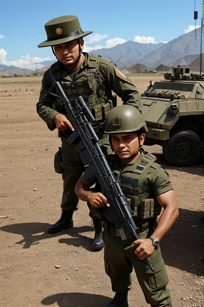 Colombian military from Roblox