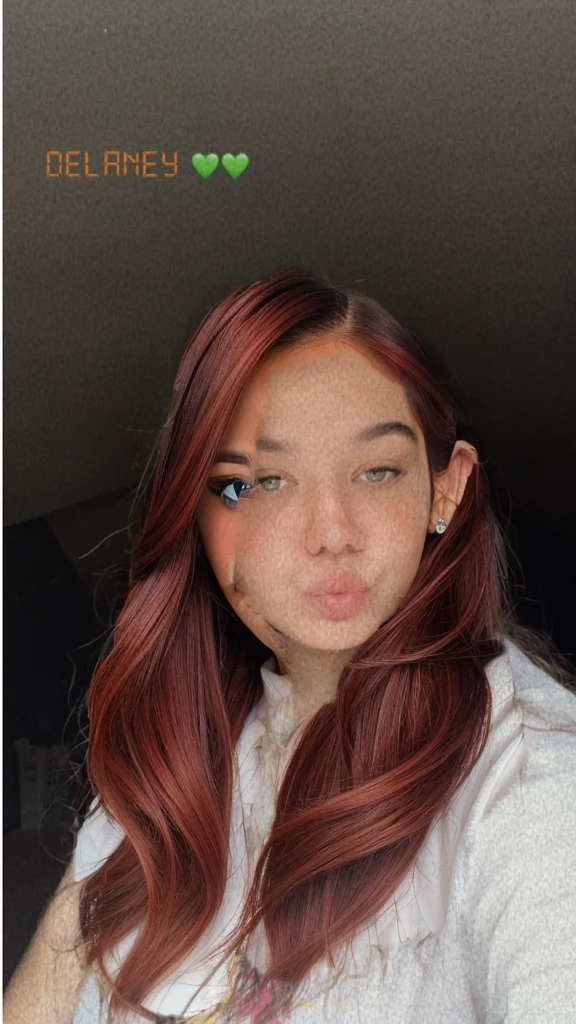change hair color to cherry brown