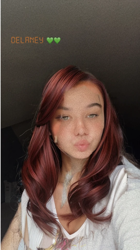 change hair color to cherry brown