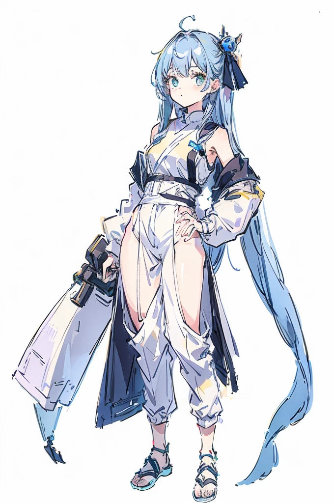 22year old, girl, white background, kawaii, full body, simple clothes,