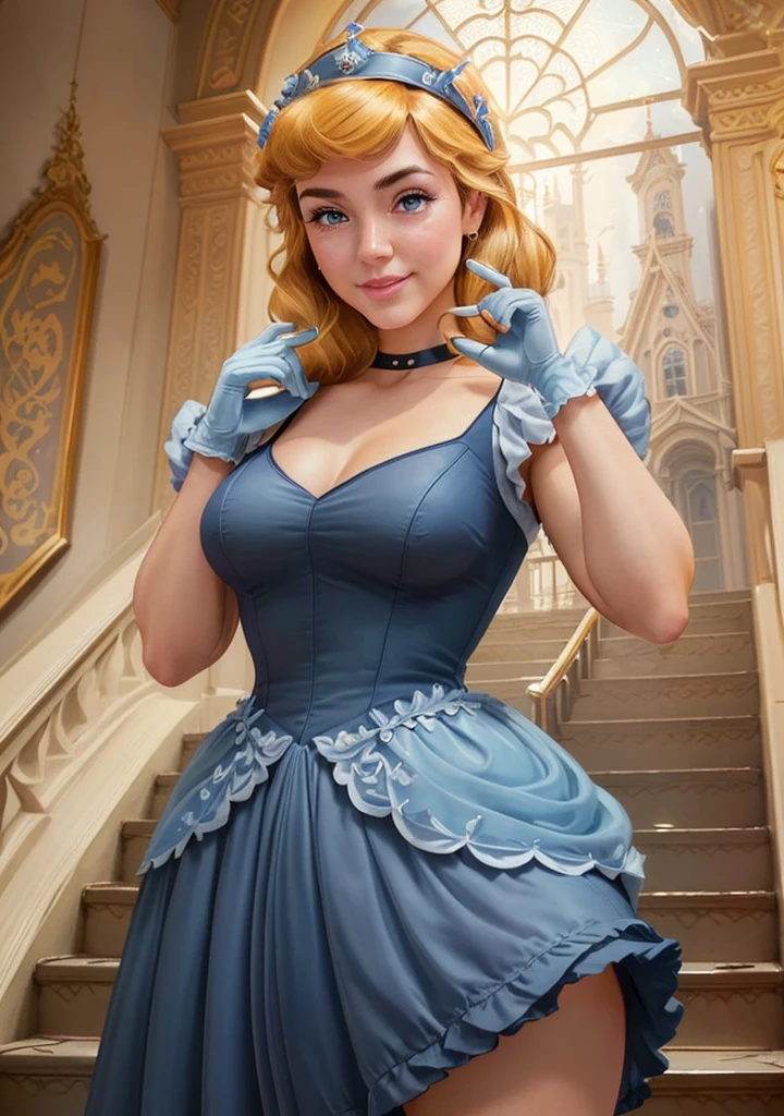 a close up of a woman in a dress and gloves posing for a picture, disney art style, beautiful character painting, artgerm and lois van baarle, style ivan talavera and artgerm, style artgerm, stanely artgerm, art in the style of disney, extremely detailed artgerm, artgerm julie bell beeple