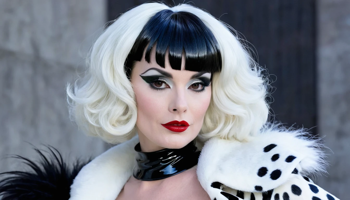 Cruella de Vil. Shiny Latex.