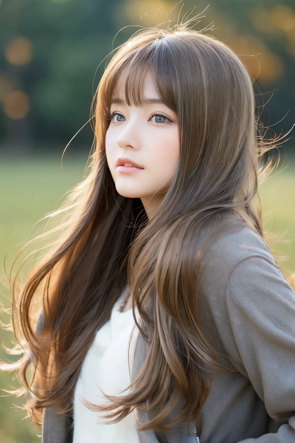 Best quality, 8k, ,Masterpiece :1.3)), facing viewer,((full body1.2)) ,pretty woman, wide shot ,1girl, , , rainy, , brown hair , bangs,ultra-detailed face, highly detailed lips, detailed eyes, double eyelid
