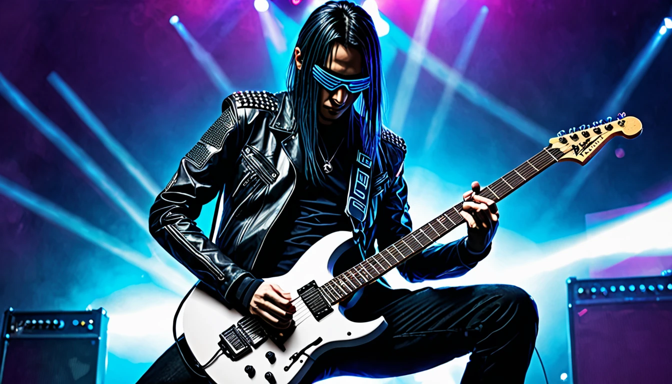 Cyber Rock Guitarist