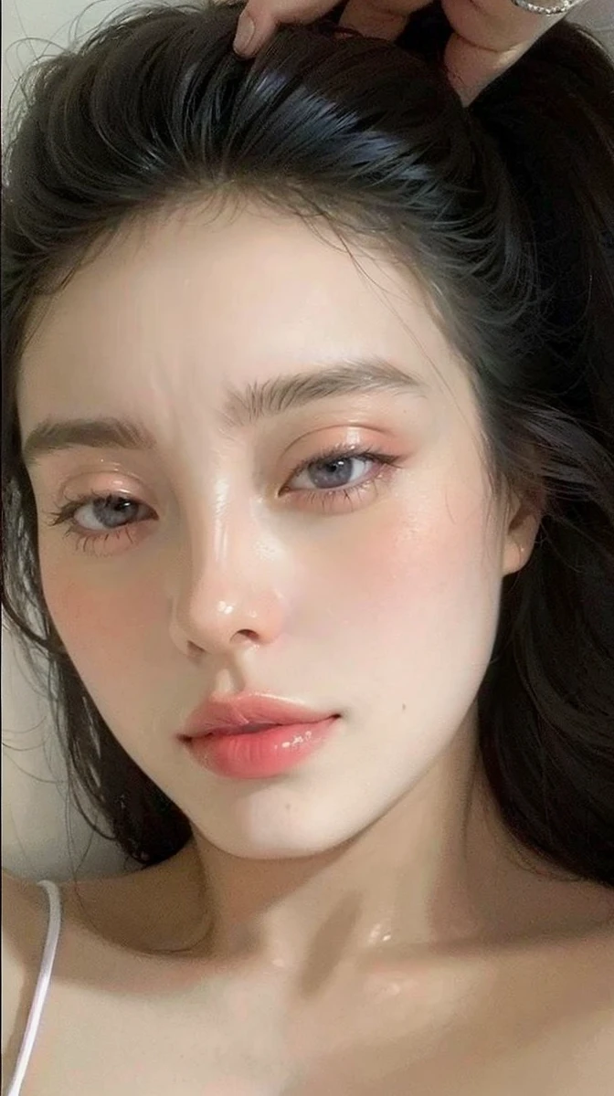 Beautiful Delfina, golden fairy, skin like porcelain, skin like ivory, princesa hime 16k 