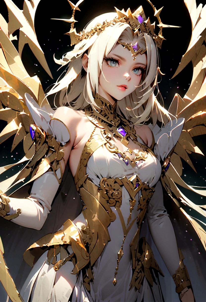 Woman Aasimar Deva, beauty,