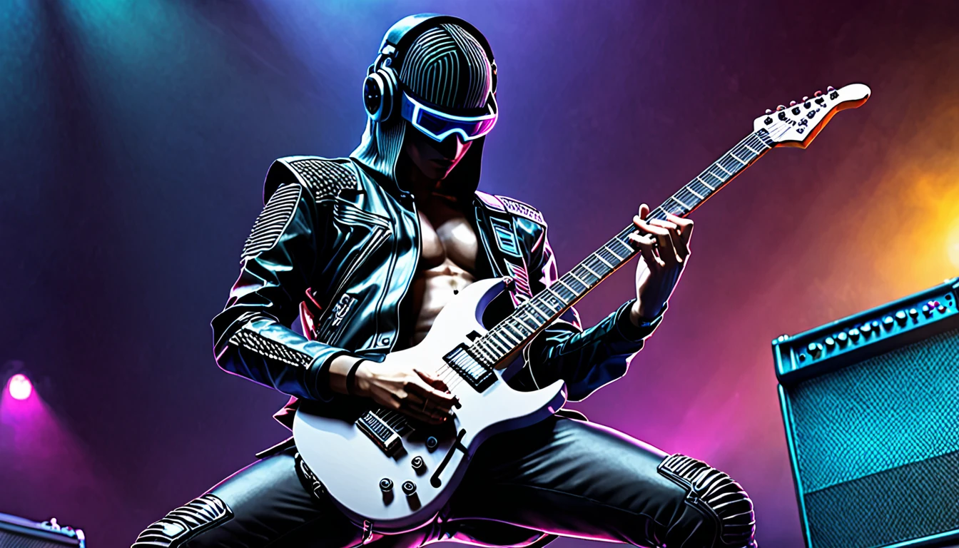 Cyber Rock Guitarist