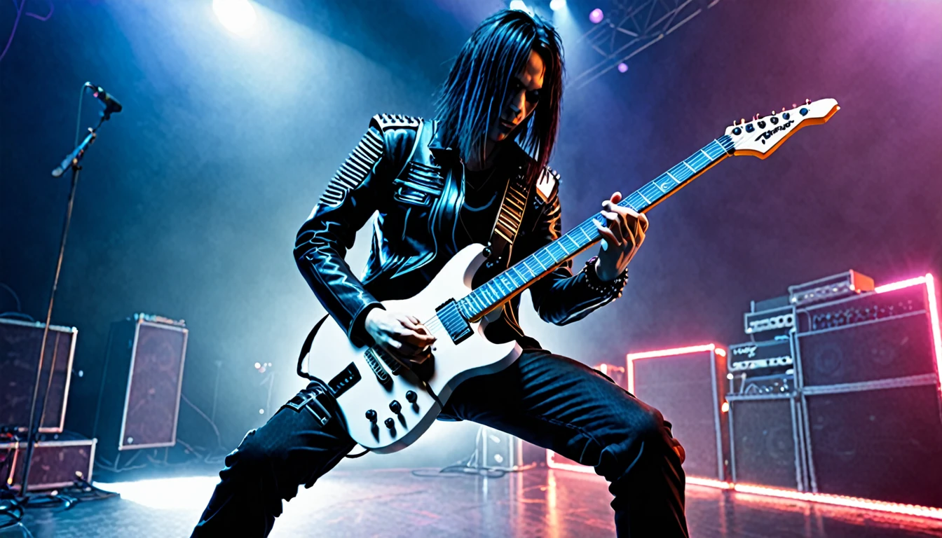 Cyber Rock Guitarist