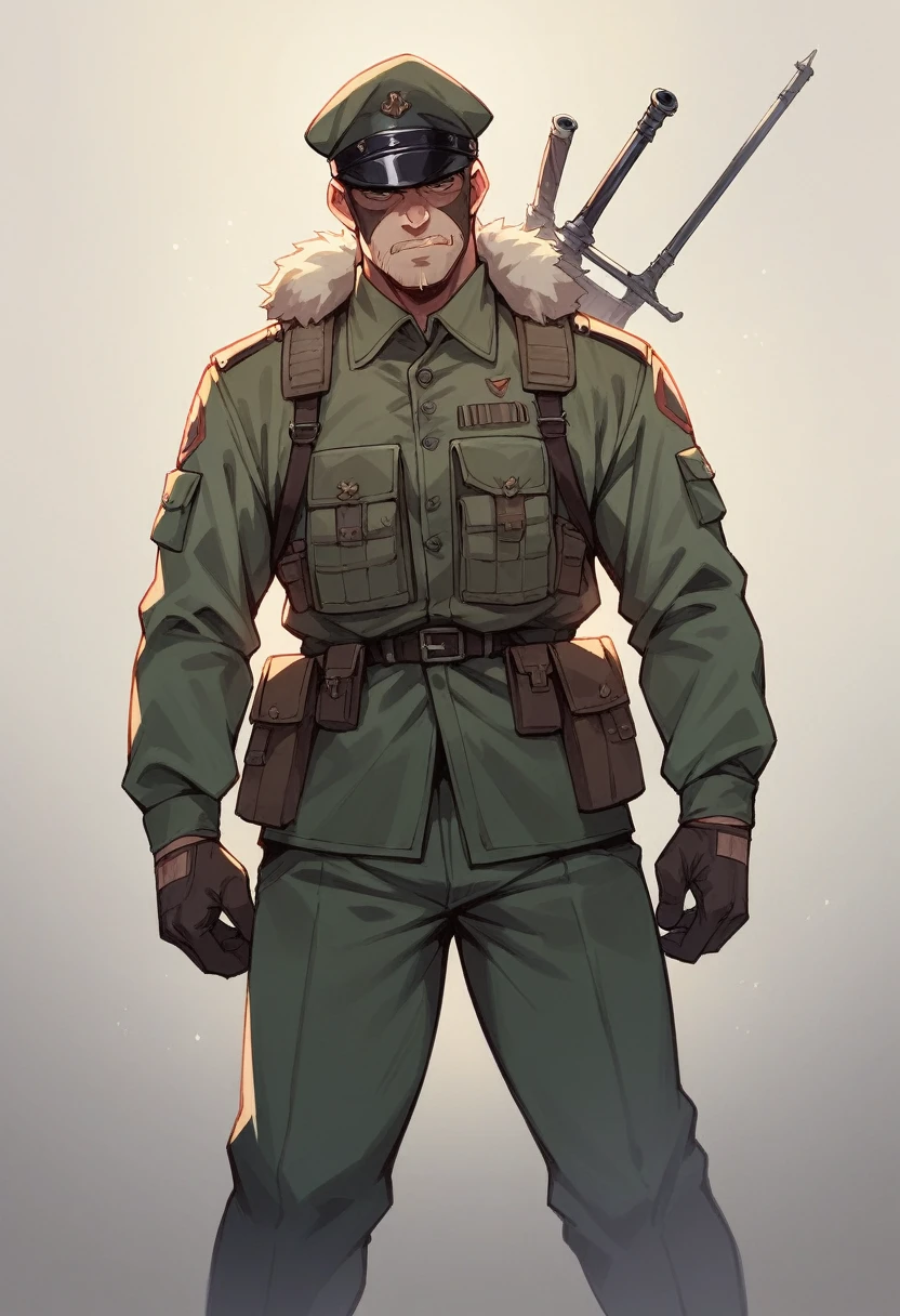Image of a soldier with my face 