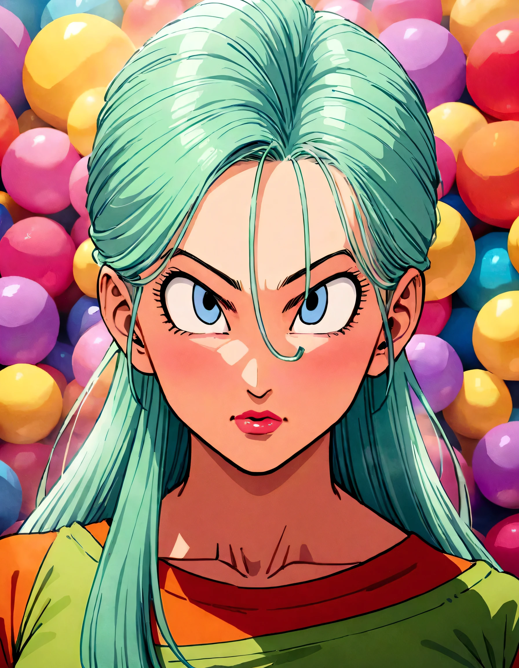 Dragon Ball bulma quente, detailed
