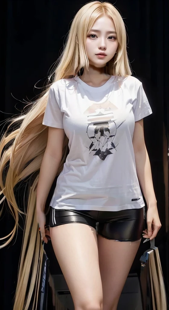 Please lengthen the T-shirt, hot pants（sweat）（（line））