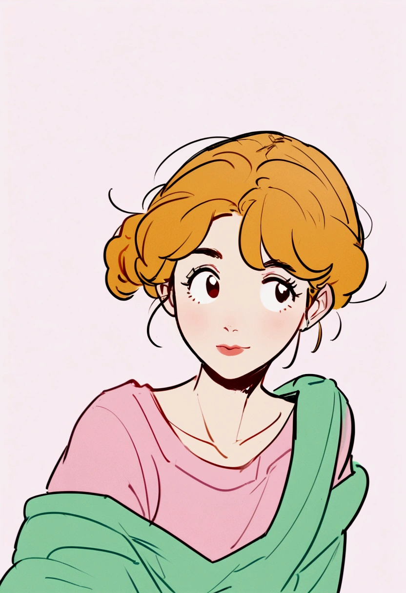 A woman in Disney Pixar style, high qualiy, best qualityer